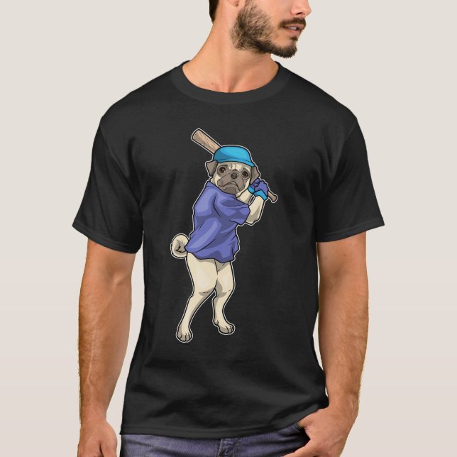 T-shirt Bataille de baseball carlin (Devant)