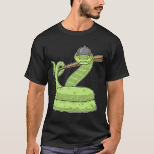 T-shirt Bataille de baseball de serpent