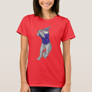 T-shirt Bataille de baseball Wolf