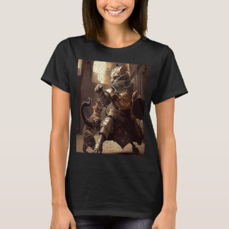 T-shirt Bataille de chats Steampunk