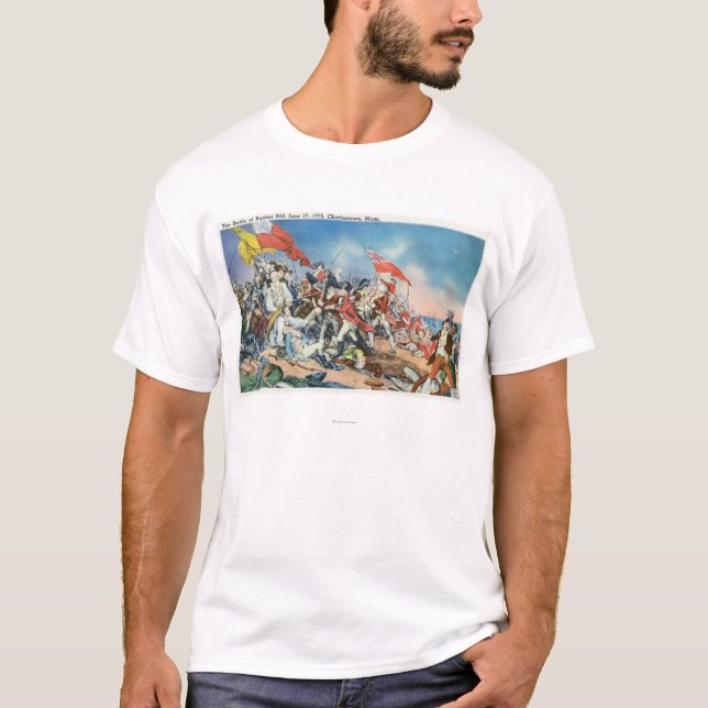 T-shirt Bataille de scène de colline de soute - (Devant)