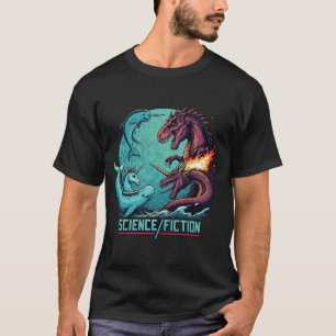 T-shirt Bataille de science et de fiction en mer