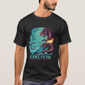 T-shirt Bataille de science et de fiction en mer