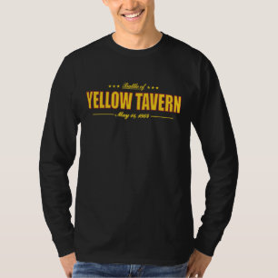 T-shirt Bataille de taverne jaune