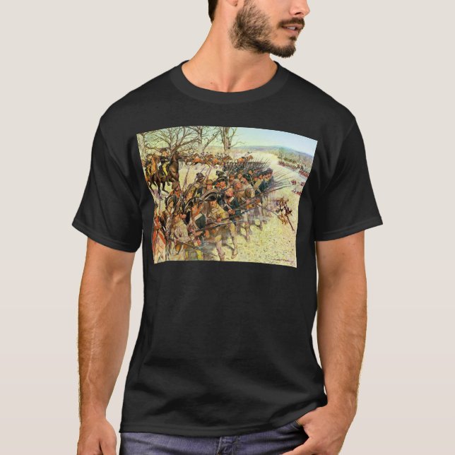 T-shirt Bataille de tribunal de Guilford par Charles (Devant)