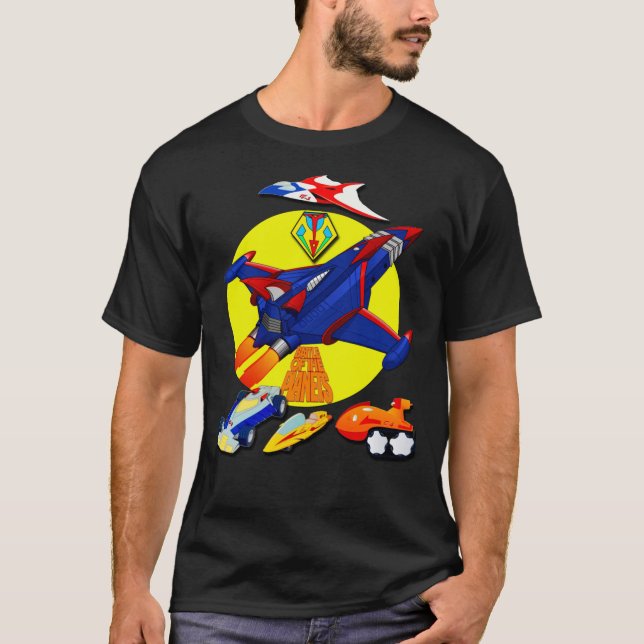 T-shirt Bataille des Planètes Gatchaman Véhicule Classe Lo (Devant)