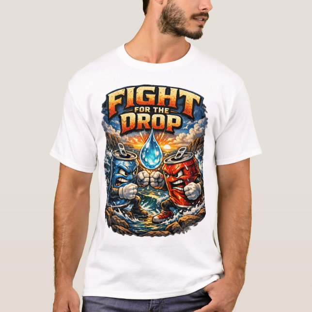 T-shirt Bataille Épique pour la Dernière Goutte (Devant)