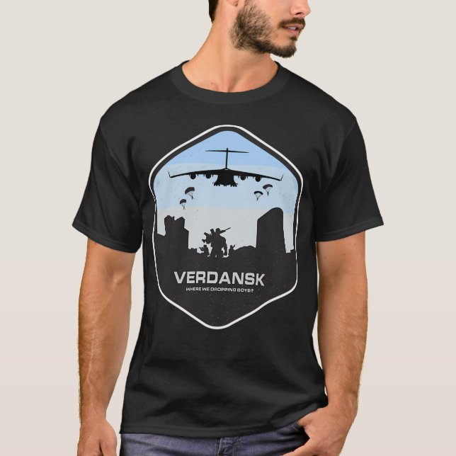 T-shirt Bataille Royale de Verdansk Warzone (Devant)