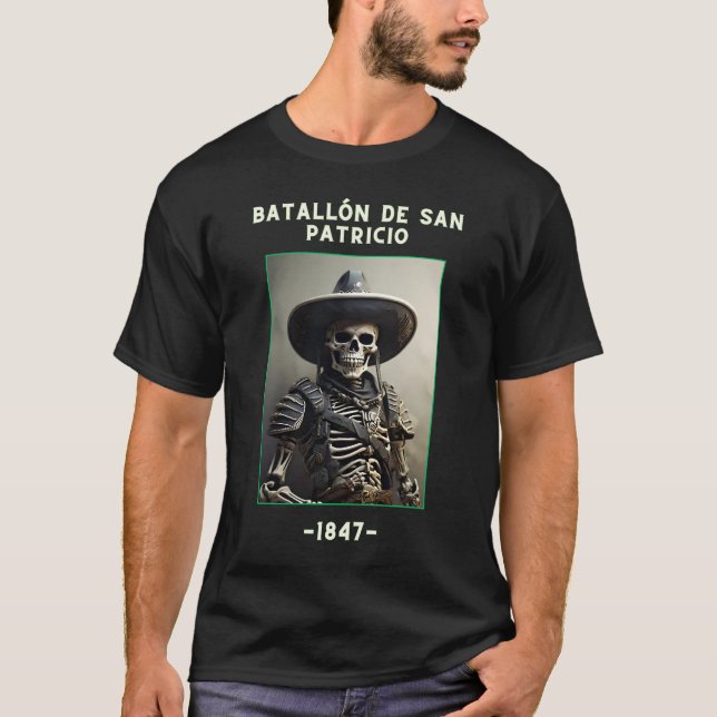 T-shirt Bataillon Saint Patrick de San Patricios (Devant)