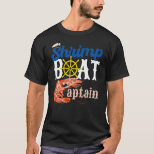 T-shirt Bateau à crevettes capitaine crevette
