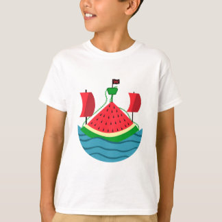 T-shirt Bateau à fruits de pastèque