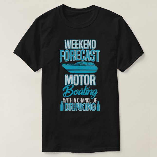T-shirt Bateau à moteur (Design devant)