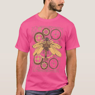 T-shirt Bateau à vapeur Dragonfly Mécanique Victorian Stea