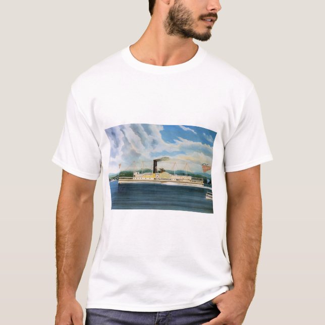 T-shirt Bateau à vapeur Vanderbilt 1847 (Devant)