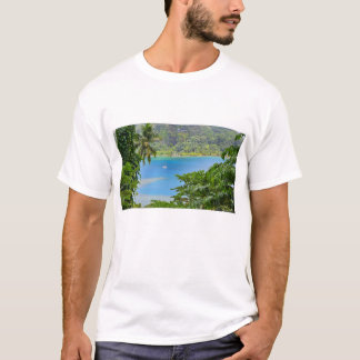 T-shirt Bateau à voile dans le paradis tropical de Raiatea