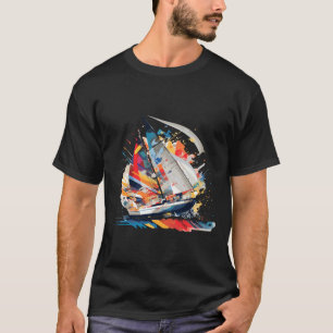 T-shirt Bateau à voile Sea World Ocean Beauty Discovery Ar
