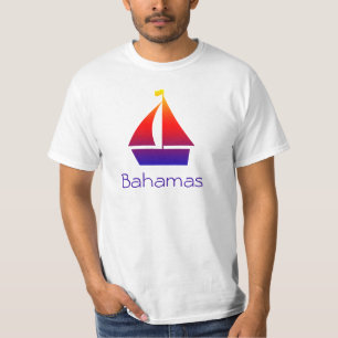 T-shirt Bateau à voile Sunset Bahamas Hommes Bahamas Vacan