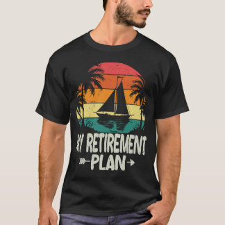 T-shirt Bateau amusant Retraite nautique voilier voilier v