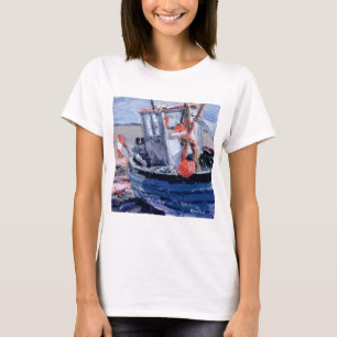 T-shirt Bateau avec la balise rouge