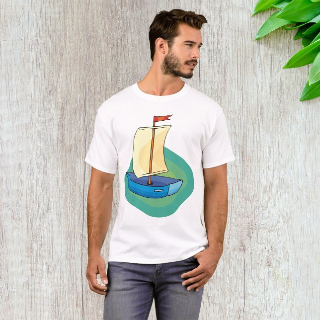 T-shirt Bateau bleu (Créateur téléchargé)