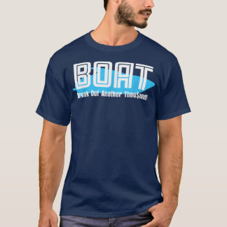T-shirt Bateau briser un autre mille pour les plaisanciers