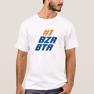 T-shirt  Bateau Buzzer   Citation de basket avec texte ble