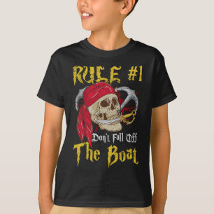 T-shirt Bateau Capitaine Pirates Fun Pirate Ne Tombe Pas T