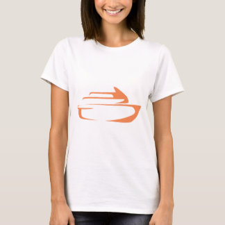 T-shirt Bateau de croisière dans le style chic de dessin