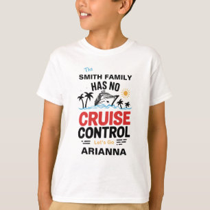 T-shirt Bateau de croisière sur mesure Voyage en famille G