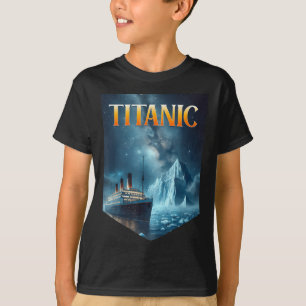 T-shirt Bateau de croisière Titanic Iceberg 1912 Rms Voyag