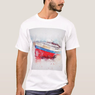 T-shirt bateau de pêche