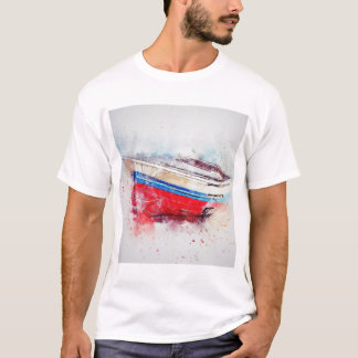 T-shirt bateau de pêche