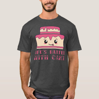 T-shirt Bateau de sauvetage avec conception de gâteau pour