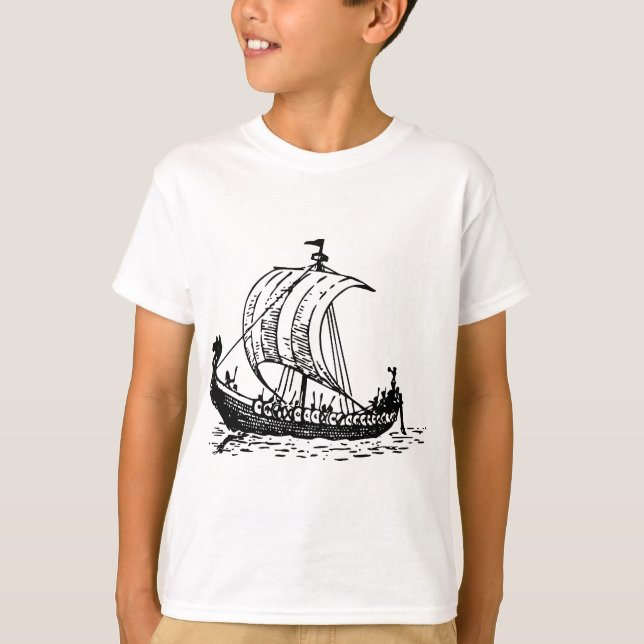 T-shirt Bateau de Viking (Devant)