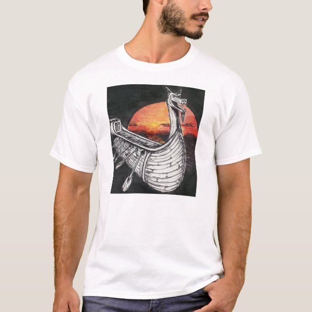T-shirt Bateau de Viking (Devant)