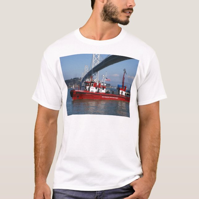 T-shirt Bateau du feu de San Francisco (Devant)