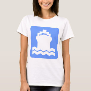 T-shirt Bateau impeccable - Bleu bébé