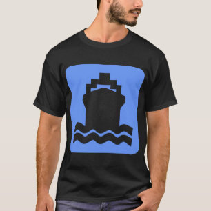 T-shirt Bateau impeccable - Bleu bébé