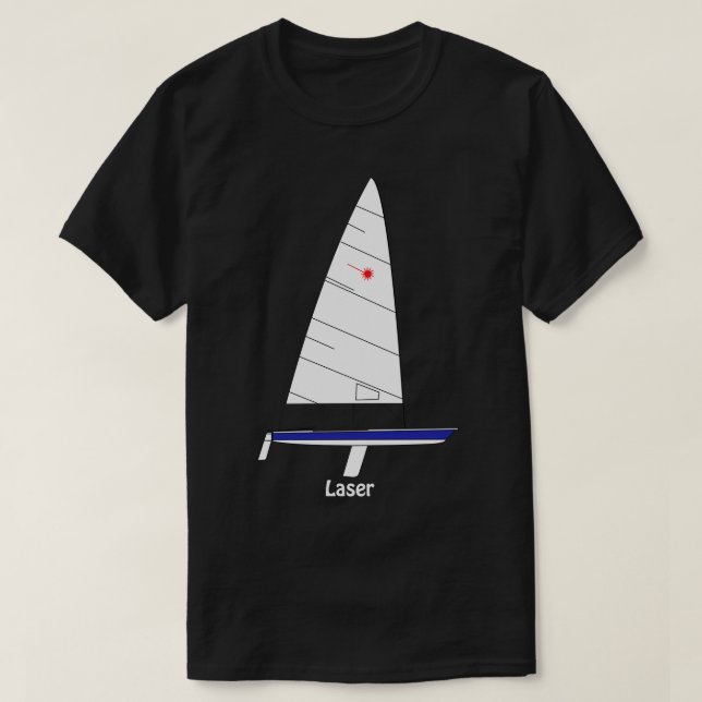 T-shirt Bateau laser (Design devant)