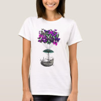 Bateau papillon 2 violet et vert