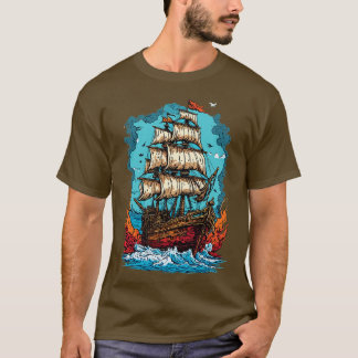 T-shirt Bateau pirate 1
