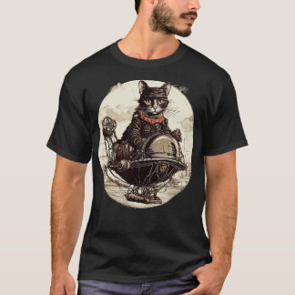 T-shirt Bateau Steampunk