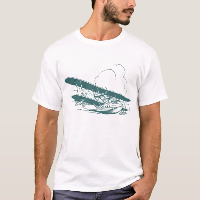 T-shirt Bateau volant vintage (Devant)