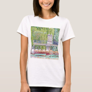 T-shirt Bateaux de cygne de Boston dans le filtre de