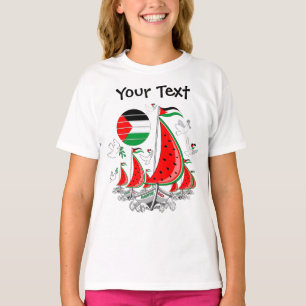 T-shirt Bateaux de la Flottille de la Liberté Mondiale à G