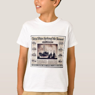 T-shirt Bateaux de la Marine dans les coulisses