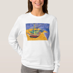 T-shirt Bateaux de pêche de Vincent van Gogh sur la