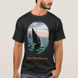 T-shirt Bateaux de pêche en mer
