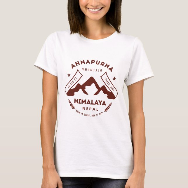 T-shirt Bâti Annapurna Népal (Devant)