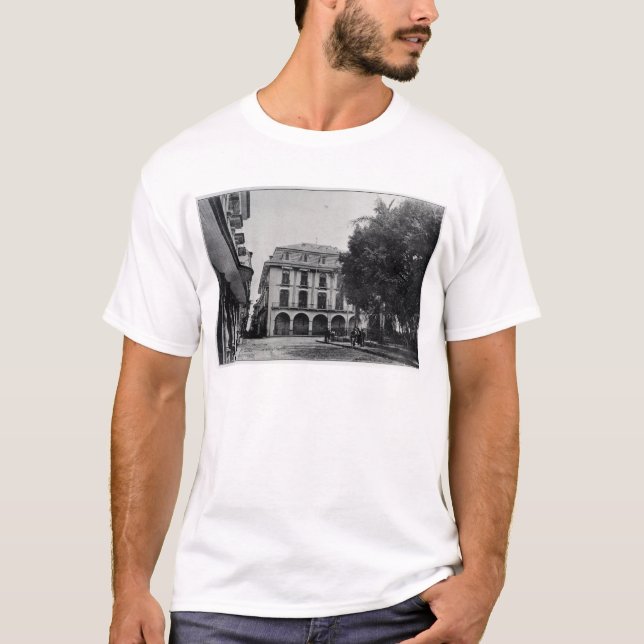 T-shirt Bâtiment administratif de canal, Panama (Devant)
